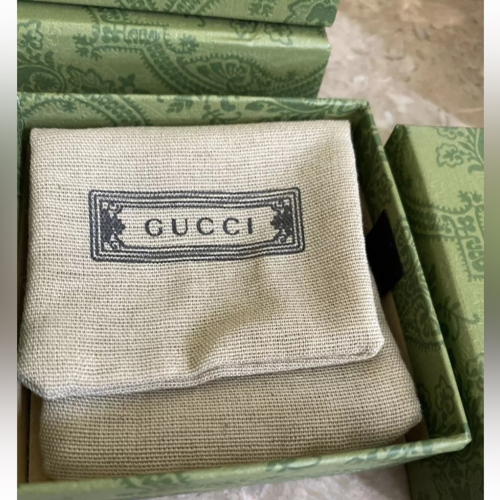 Gucci Arabesque GG Sterling Silver Pendant Necklace 925 -24″ with Box & Dust Bag - Picture 7 of 9